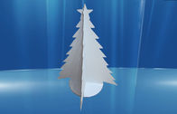 Διαφήμιση του προωθητικού προτύπου επίδειξης χαρτονιού με τη μορφή χριστουγεννιάτικων δέντρων