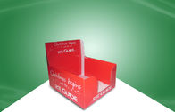 Κόκκινες Countertop χαρτονιού δώρων Χριστουγέννων επιδείξεις ανακυκλώσιμες με την εκτύπωση όφσετ CMKY