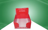 Κόκκινες Countertop χαρτονιού δώρων Χριστουγέννων επιδείξεις ανακυκλώσιμες με την εκτύπωση όφσετ CMKY