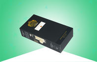 Άκαμπτη συσκευασία κιβωτίων εγγράφου δώρων καλλυντικών αίσθησης βελούδου με την καυτή χρυσή/ασημένια αποτύπωση σε ανάγλυφο γραμματοσήμων