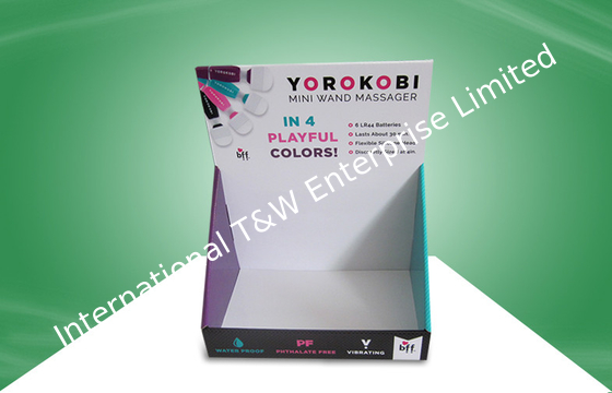 Αγορά Ανακυκλώσιμο Countertop χαρτονιού πτυσσόμενο UV επίστρωμα ραφιών επίδειξης online manufacture