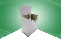 Επίδειξη δοχείων ανακύκλωσης χαρτονιού συνήθειας με το διαιρέτη για την προαγωγή του ρόλου εγγράφου τοίχων