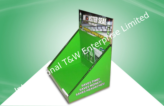 Καλή τιμή. Πράσινες ανακυκλώσιμες Countertop χαρτονιού επιδείξεις για τα εξαρτήματα αυτοκινήτων σε απευθείας σύνδεση