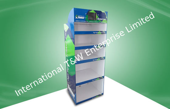 Καλή τιμή. Βαρέων καθηκόντων POS παιχνιδιών πατωμάτων μόνιμες στάσεις επίδειξης χαρτονιού λιανικές με το LCD σε απευθείας σύνδεση