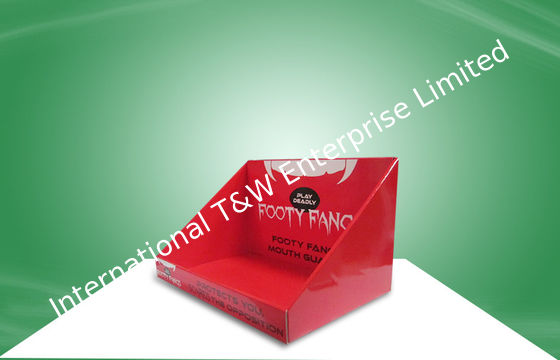 Καλή τιμή. Ανακυκλώσιμα κόκκινα ισχυρά Countertop χαρτονιού δόντια επιδείξεων - προστάτης σε απευθείας σύνδεση