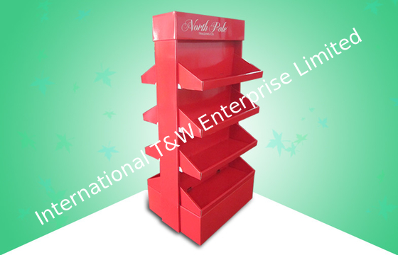 Καλή τιμή. Τέσσερα τοποθετούν σε ράφι τη ΛΑΪΚΗ επίδειξη χαρτονιού, ανακυκλωμένες λιανικές επιδείξεις χαρτονιού σε απευθείας σύνδεση