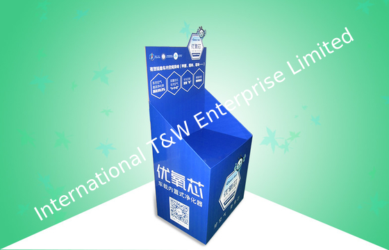 Καλή τιμή. Μπλε δοχεία απορρίψεων χαρτονιού για την προαγωγή του φίλτρου αέρα, εύκολου - συνέλευση σε απευθείας σύνδεση