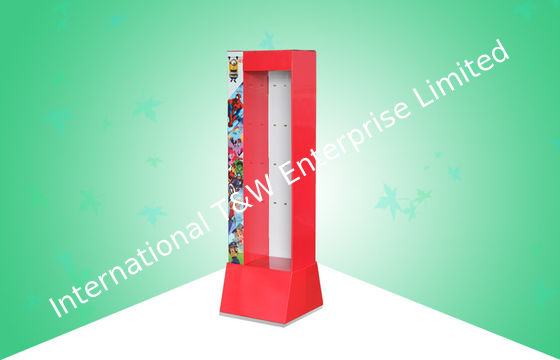 Καλή τιμή. Κόκκινες Pos επιδείξεις χαρτονιού, ελεύθερη μόνιμη επίδειξη γάντζων χαρτονιού μακράς διαρκείας σε απευθείας σύνδεση