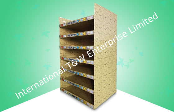 Καλή τιμή. Βαρέων καθηκόντων 7 στάσεις επίδειξης χαρτονιού ραφιών για τα παιχνίδια, επιδείξεις διαφήμισης χαρτονιού σε απευθείας σύνδεση