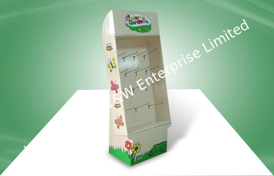 Καλή τιμή. Στάσεις επίδειξης χαρτονιού υπεραγορών με τις επιδείξεις πατωμάτων χαρτονιού γάντζων/συνήθειας σε απευθείας σύνδεση