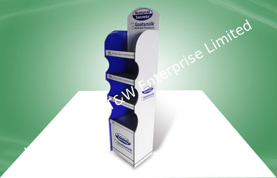 Καλή τιμή. Εύκολος - συγκεντρώστε τις ανθεκτικές επιδείξεις προϊόντων χαρτονιού για τα γαλακτοκομικά προϊόντα σε απευθείας σύνδεση