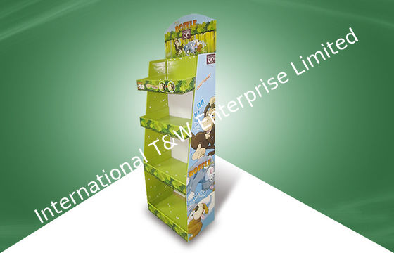 Καλή τιμή. Τέσσερα - στάσεις επίδειξης χαρτονιού ραφιών, λιανικά παιχνίδια βελούδου προωθήσεων επιδείξεων χαρτονιού σε απευθείας σύνδεση