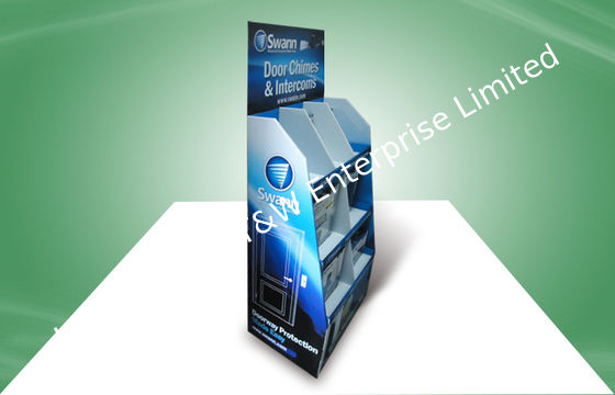 Καλή τιμή. Λαϊκή επίδειξη χαρτονιού τριών ραφιών, ζαρωμένες επιδείξεις πατωμάτων για Doorbell σε απευθείας σύνδεση