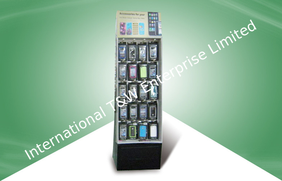 Καλή τιμή. Στάσεις επίδειξης πατωμάτων προϊόντων χαρτονιού καταστημάτων με το γάντζο για Ipone/Ipad σε απευθείας σύνδεση