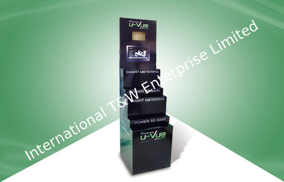 Καλή τιμή. Προώθηση 3 λογότυπων αντίθετες στάσεις επίδειξης χαρτονιού σειρών με την οθόνη σε απευθείας σύνδεση