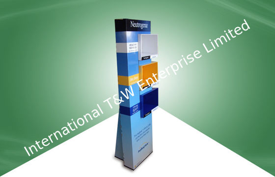 Καλή τιμή. Ευδιάκριτο σημείο της λαϊκής στάσης επίδειξης χαρτονιού αγορών για τα καλλυντικά Neutrogena σε απευθείας σύνδεση