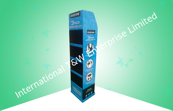 Καλή τιμή. Ισχυρή συνήθεια 4 στάσεων επίδειξης χαρτονιού λαϊκή επάνω ράφι για την προαγωγή του ακουστικού σε απευθείας σύνδεση