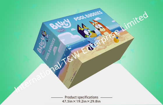 Μισό ζαρωμένο συσκευάζοντας SGS κιβωτίων παλετών 350gsm CCNB για τα παιχνίδια