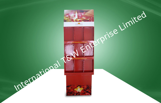 Καλή τιμή. Ανθεκτικό πάτωμα χαρτονιού επίδειξης χαρτονιού 9 κυττάρων ΛΑΪΚΟ που στέκεται τη φιλική προς το περιβάλλον εκτύπωση σε απευθείας σύνδεση