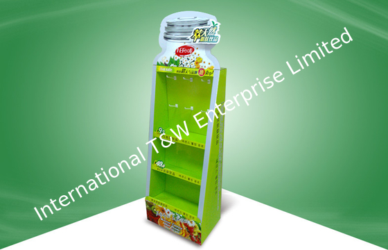 Καλή τιμή. Πράσινες στάσεις επίδειξης χαρτονιού ODM cOem, γάντζοι επίδειξης Customed για τη λιανική πώληση σε απευθείας σύνδεση