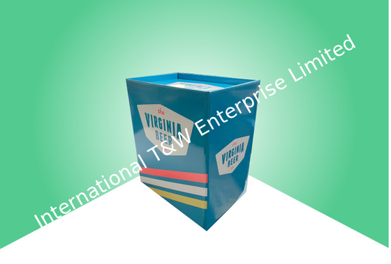 Καλή τιμή. Επίδειξη δοχείων απορρίψεων χαρτονιού συνήθειας για την προαγωγή του στοιβαχτή περίπτωσης μπύρας σε απευθείας σύνδεση